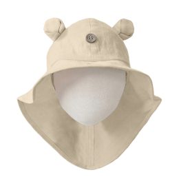 Manymonths Chapeau de soleil à oreilles d’ourson ajustable - Beach Dust