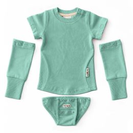ManyMonths ECO Hempies Long/Short Sleeve Body/Top - Sea Glass