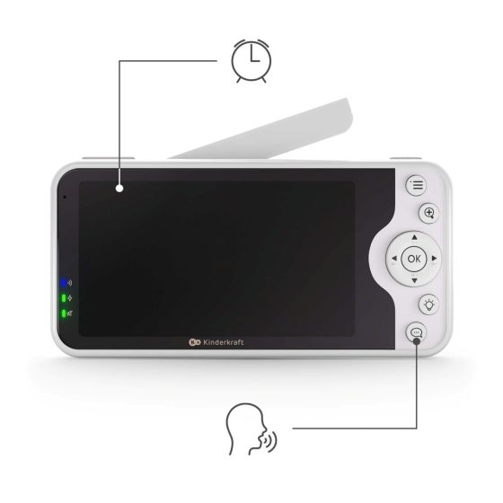 KinderKraft NITEEYE GLOW Babyphone électronique avec veilleuse Kinderkraft