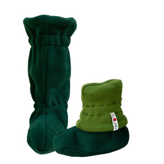 Manymonths Chaussons de portage d'hiver Laine Merinos/Polaire Mam
