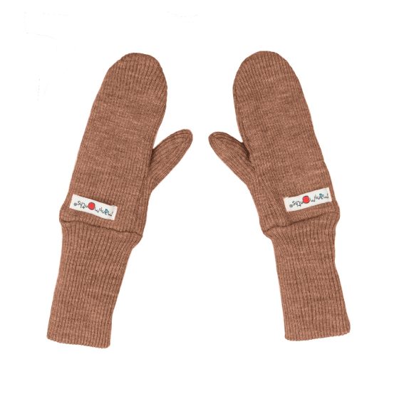 ManyMonths Natural Woollies Long Cuff Baby Mittens
