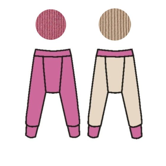 ManyMonths Longies - Legging réversible en laine mérinos