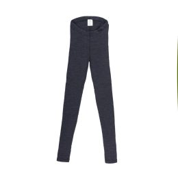 MaM Natural Woollies All-Time Leggings adulte en laine mérinos - Foggy Black (presque noir)