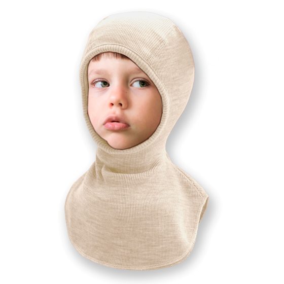Manymonths Elephant Hood Cagoule bébé en laine mérinos Manymonths