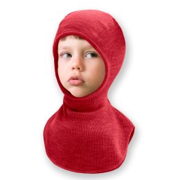 ManyMonths Natural Woollies Elephant Hood MAM - Aurora_Red