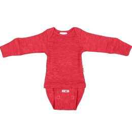 Manymonths Body manches longues évolutif - Aurora Red (rouge)