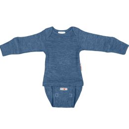 Body manches longues évolutif Manymonths - Moondust Blue (bleu)