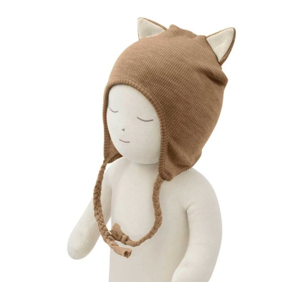 ManyMonths Natural Woollies ManyMonths Natural Woollies Kitty (Earflap) Beanie UNiQUE