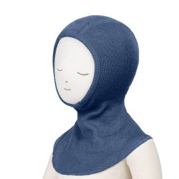 ManyMonths Natural Woollies Elephant Hood MAM - Moondust Blue (bleu)