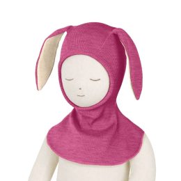 Manymonths Bunny Hood UNIQUE - Cagoule lapin en laine mérinos Manymonths