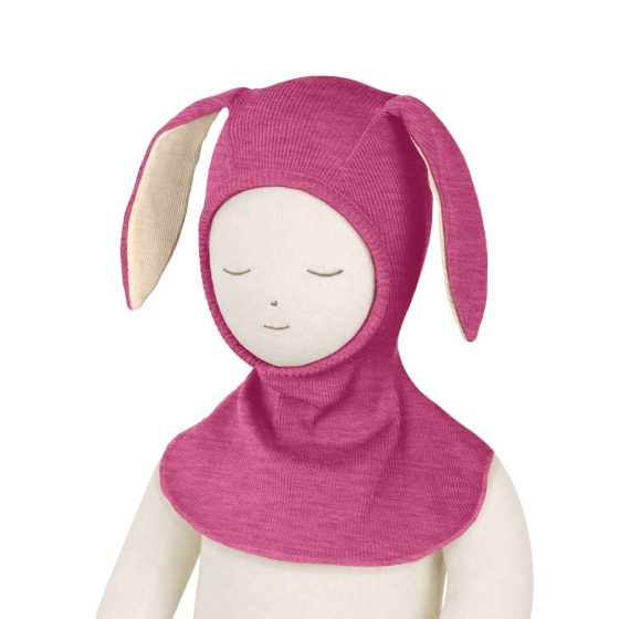 ManyMonths Natural Woollies Elephant Hood with Bunny Ears UNiQUE
