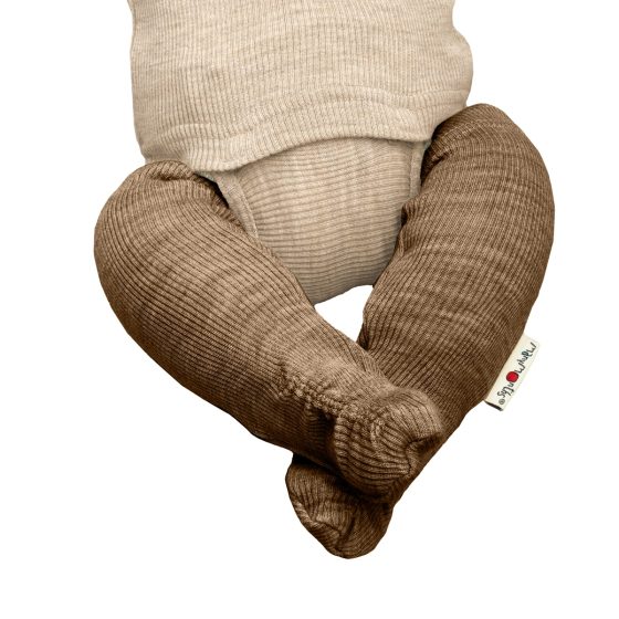 Manymonths Long Tubes Booties Chaussons / chaussettes de portage ajustables en laine Manymonths