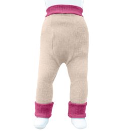 ManyMonths Natural Woollies Longies - Nebula Pink/Toasted Coconut