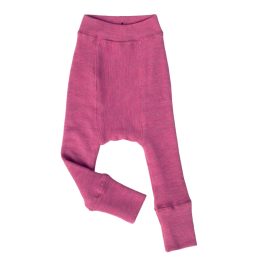 ManyMonths Longies - Legging réversible en laine mérinos - Nebula Pink/Toasted Coconut (rose + beige clair)