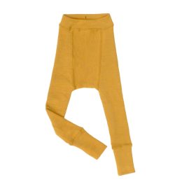 ManyMonths Longies - Legging réversible en laine mérinos - Golden Star/Rich Amber  (jaune + orange)