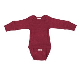 Manymonths Body manches longues évolutif - Wild Pomegranate