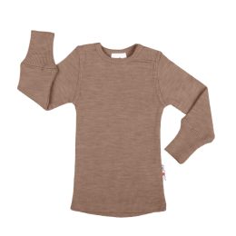 ManyMonths Natural Woollies Shirt Long Sleeve - Callisto Moon (beige)