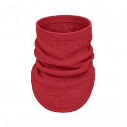 ManyMonths Kid MultiTube - tour de cou multi usages en laine mérinos - Aurora Red (rouge)