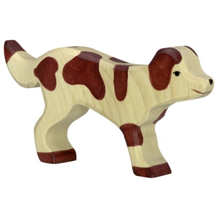 Vache  debout  noire Holztiger