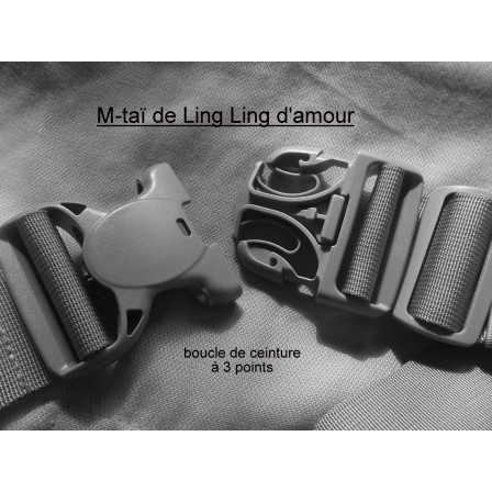 M-Tai Daïcaling loop three-point belt