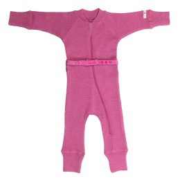 ManyMonths - Combinaison de portage évolutive en laine mérinos - Nebula Pink (rose)