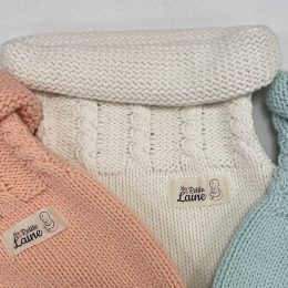 Ma Petite Laine Mon Cocon Malin - Knitted Cocoon coton tog 1 - Ecru
