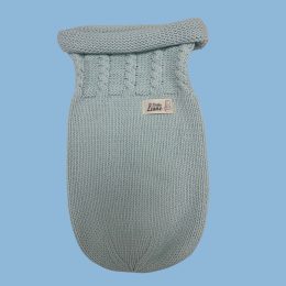 Ma Petite Laine Mon Cocon Malin - Knitted Cocoon coton tog 1 - Celadon (bleu)