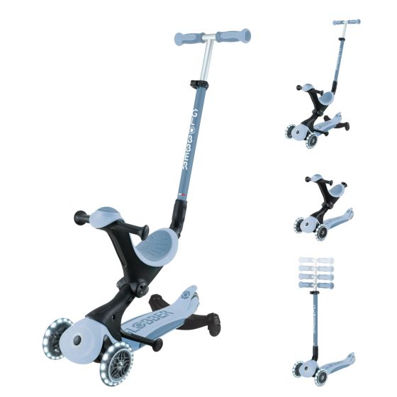 Globber Trottinette évolutive Go Up Deluxe Lights Essential 360 Globber
