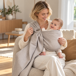 Naturiou Waffle Ring Sling Light Grey
