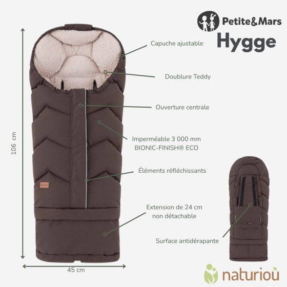 Petite&Mars Hygge - Chancelière universelle 4en1