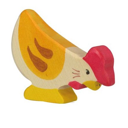 Vache  debout  noire Holztiger