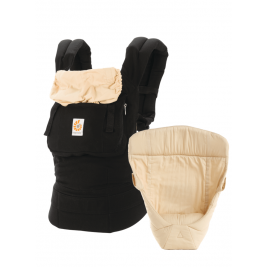 ergobaby porte-bebe ergonomique original noir beige