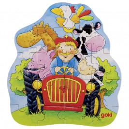 Puzzle wooden 18, 20 or 22 pieces Goki