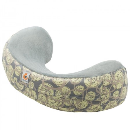 Housse pour coussin d'allaitement Natural Curve Ergobaby Tourbillons