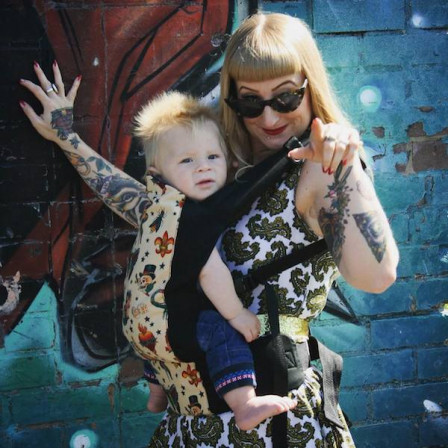 Rose and rebellion Baby Carriers Rockabilly