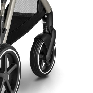 Suspensions et amortisseurs robustes de la Gazelle S 2 de Cybex