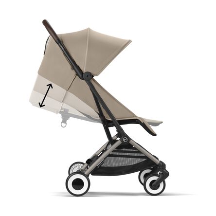 Dossier réglable à plat de la poussette Orfeo de Cybex