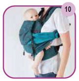 Etape 10 - Installation portage ventral Easy Emeibaby Babysize