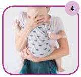 Etape 4 - Installation portage ventral Easy Emeibaby Babysize
