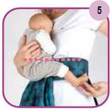 Etape 5 - Installation portage ventral Easy Emeibaby Babysize
