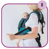 Etape 8 - Installation portage ventral Easy Emeibaby Babysize