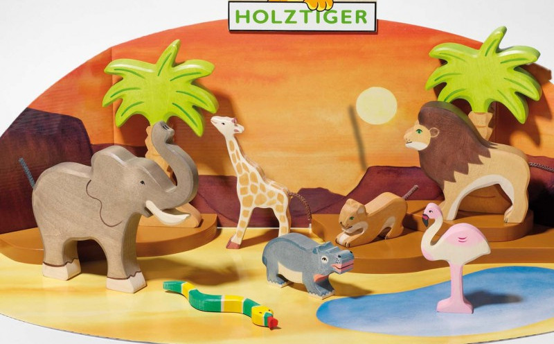 Holztiger animals