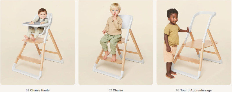 Chaise evolve 3en1 ergobaby