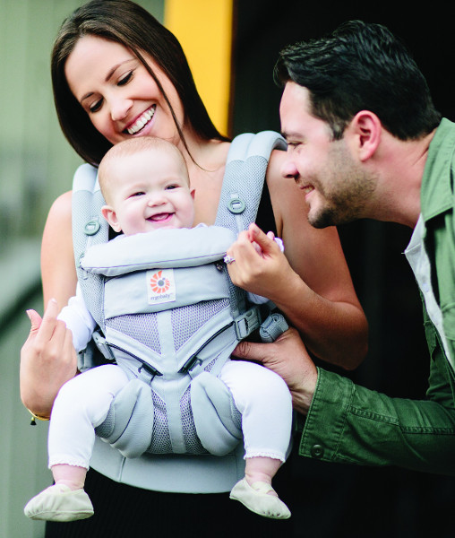 Porte-Bébé OMNI 360 MESH Gris ERGOBABY, Vente en ligne de Echarpe de portage  et porte bébé