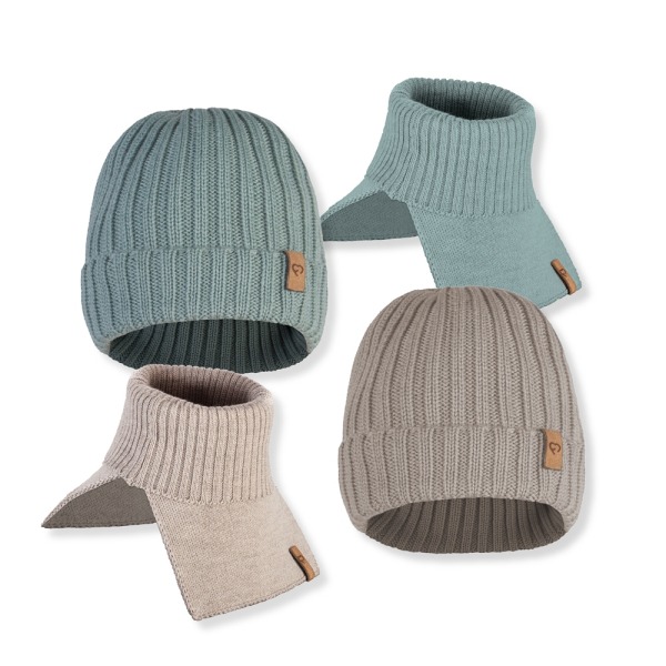 Bonnets et Tours de Cou en Laine Mérinos Fun2bemum pour Enfants et Adultes