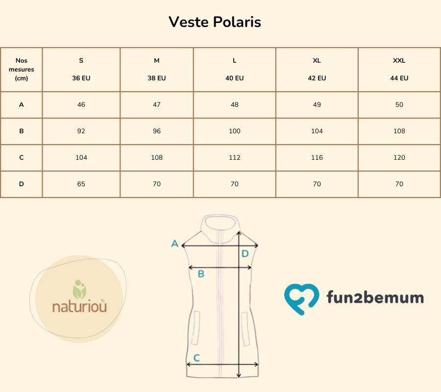 Fun2BeMum Polaris - Gilet de Portage et de Maternité 4 en 1