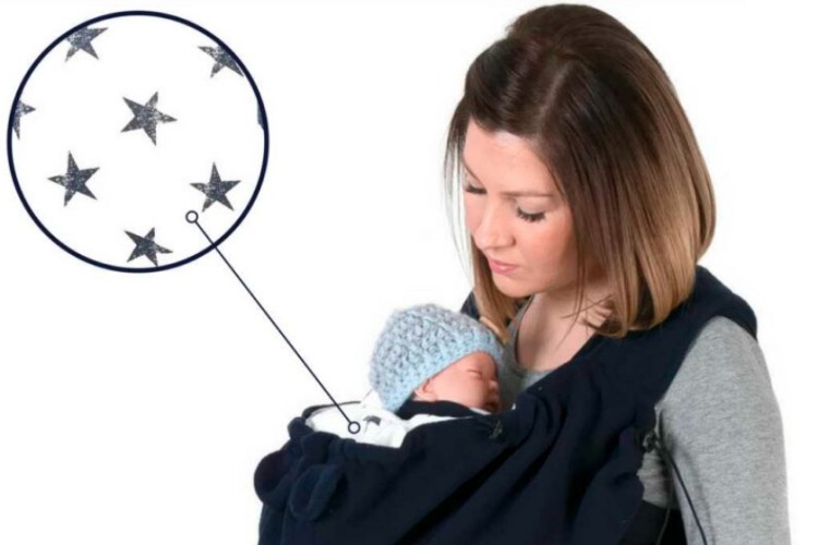 Fun2bemum Couverture de Portage avec oreilles d'ours