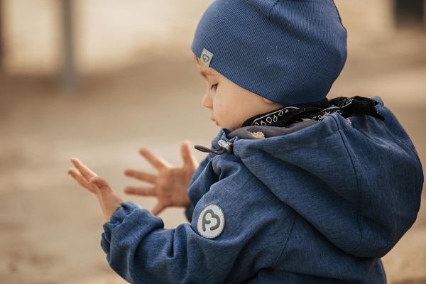 Fun2BeMum Bonnet Bébé et Enfant avec Oreilles d'Ours bleu jean
