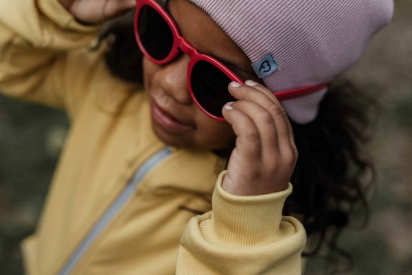 Fun2BeMum Bonnet Bébé et Enfant avec Oreilles d'Ours bleu rose 3-6 ans