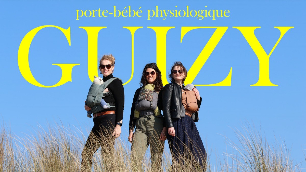 Guizy Brun Sarrasin - Porte-bébé physiologique dès la naissance